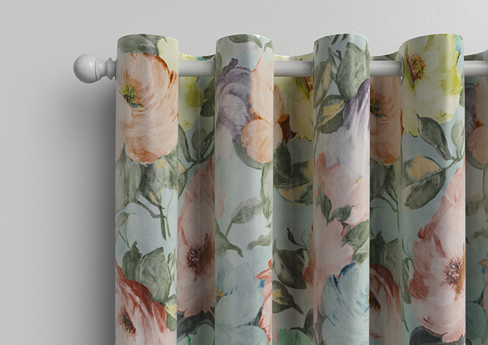 Amelia Faux Silk, Coral Kiss - Made to Measure Curtain - Image 12